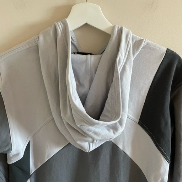 Lululemon All Yours Hoodie Colourblock Starlight/Asphalt Grey/Graphite Size 4 - Picture 10 of 12